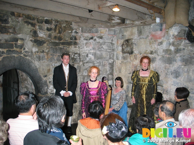 26945 Entertainers at Dunguaire Castle banquet